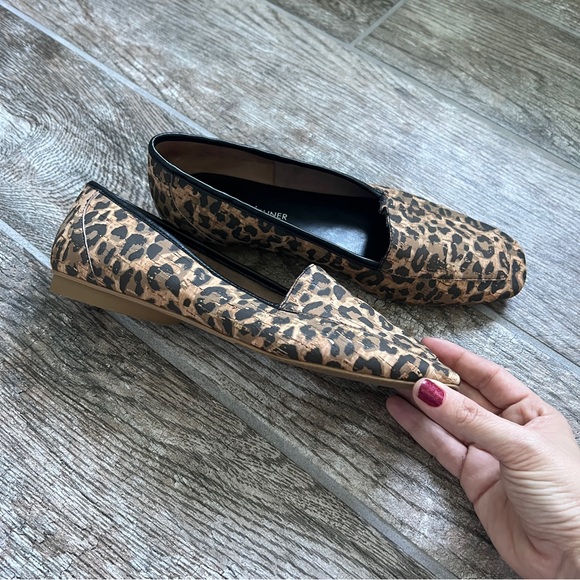 Donald J Pliner Deedee Leopard Loafers, Square Toe, Cork, women’s Size 7M, Brown - Picture 10 of 12